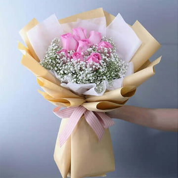 Blush Pink Roses Bouquet